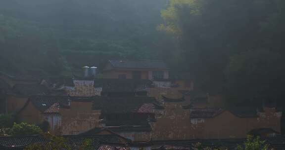 浙江丽水松阳杨家堂古村航拍