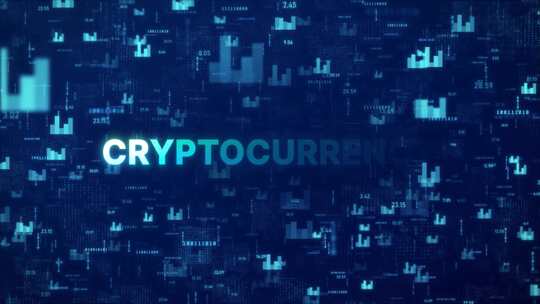 CRYPTOCURRENCY概念在动画股