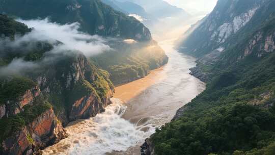 长江三峡壮丽自然风光