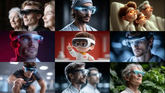 智慧视界智能眼镜开启未来新篇章高清在线视频素材下载