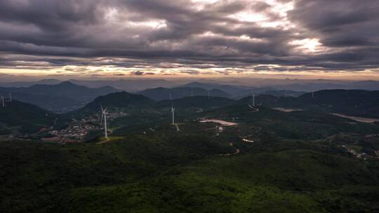 厦门云顶山航拍延时