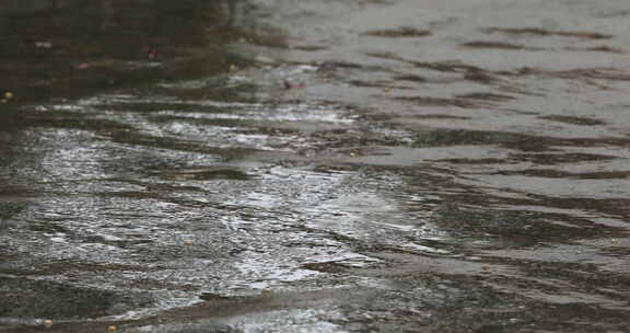 农村下雨地面雨滴流水【10bit套组】