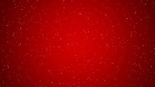 4k新年节日红色背景雪花粒子飘落视频素材模板下载