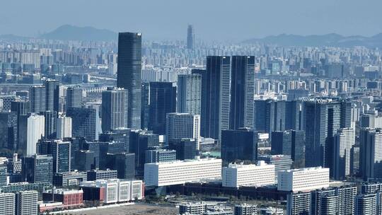 远眺杭州城西未来科技城