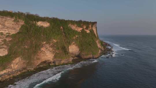 HDR印尼巴厘岛情人断崖海滨自然风光航拍