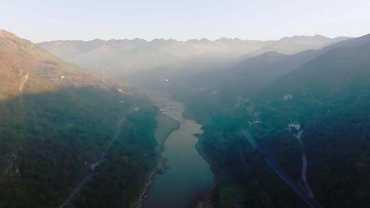 贵州赤水河及河边沿岸风光景色