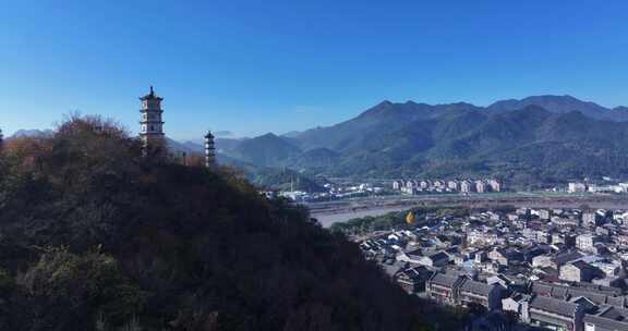 台州临海台州府城巾山塔群