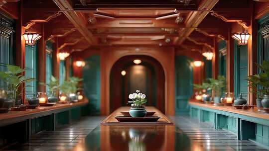 唐风雅韵古色生香的室内空间