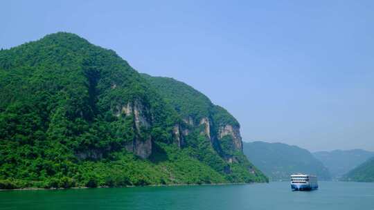 湖北宜昌长江三峡西陵峡风景风光