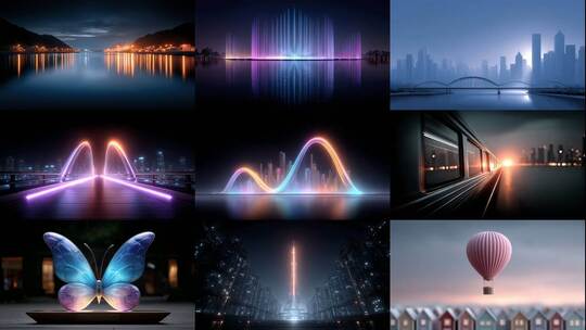 城市光影美学未来畅想曲(前112S为快速预览)