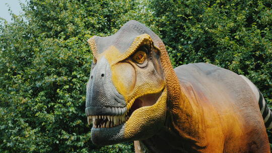 巨大的恐龙模型