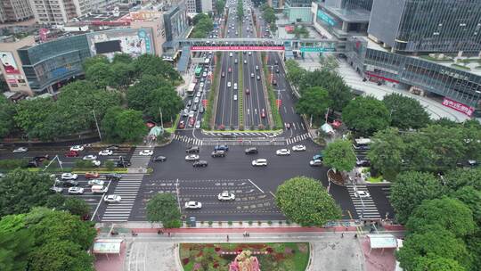 佛山季华五路航拍