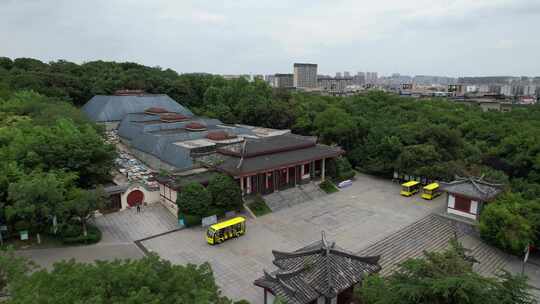 江苏徐州汉文化园航拍视频素材模板下载