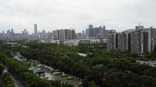 深圳夏季阴天阵雨后的云变化延时