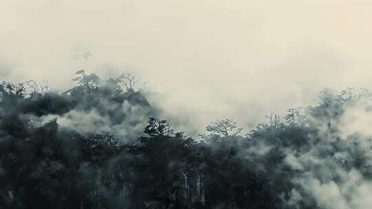 意境山水水墨山水风景