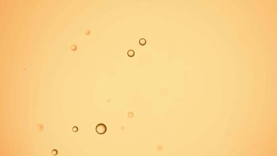 油分子金黄色的油液体