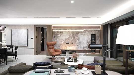 现代风格的室内家居环境