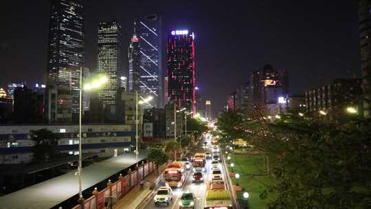 广州市天河区夜景