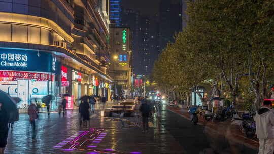 成都市成华区建设路夜景