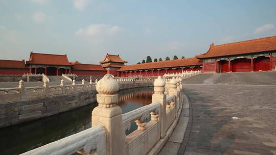 北京故宫金水桥视频素材模板下载
