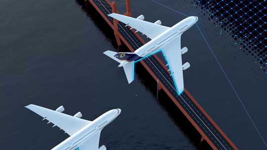 货运飞机飞行数字化运输国际贸易运输
