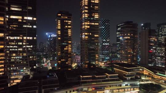 4K深圳南山区深圳湾夜景