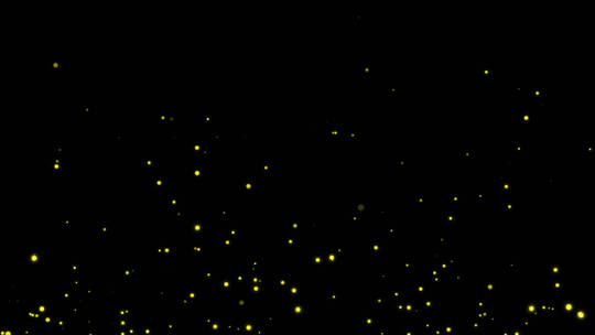 夜空下的萤火虫-alpha通道视频素材模板下载