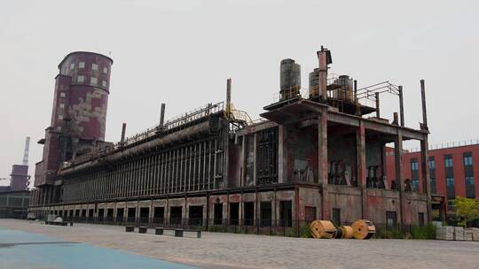 首钢公园拍摄工业炼钢厂延时摄影