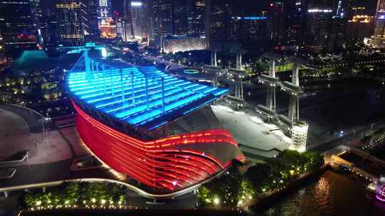 广州海心沙亚运场地亚运公园夜景