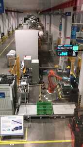 小洋人工厂智能生产流水线视频素材模板下载