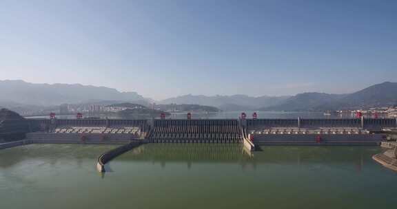 三峡大坝 大气航拍