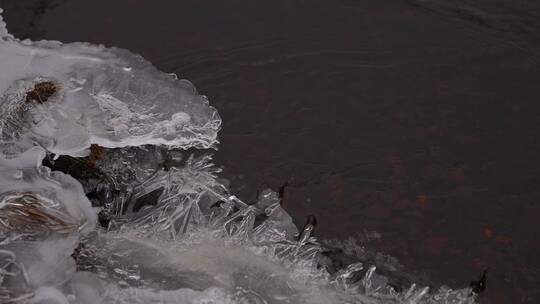 根河湿地冰雪融化