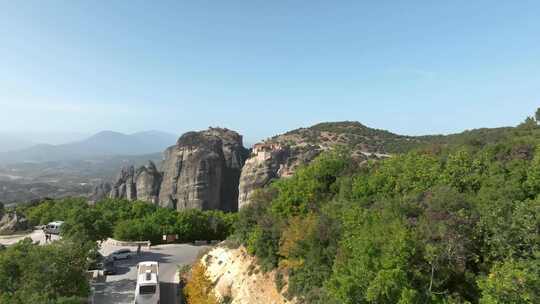 Meteora，修道院，卡拉巴卡，希腊