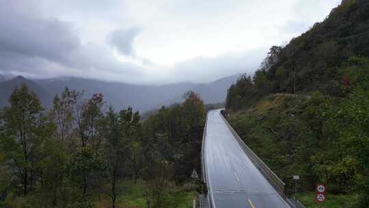 漫山红叶巴中光雾山附近