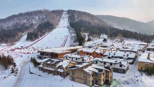 4k合集中国雪乡雪景宣传片