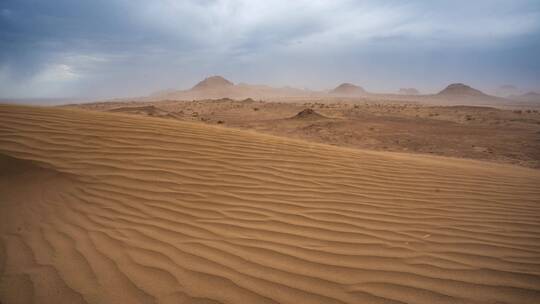 新疆克拉玛依的沙漠风暴