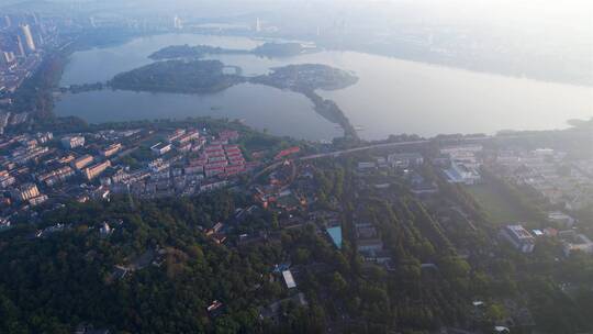 南京市古鸡鸣寺航拍风光