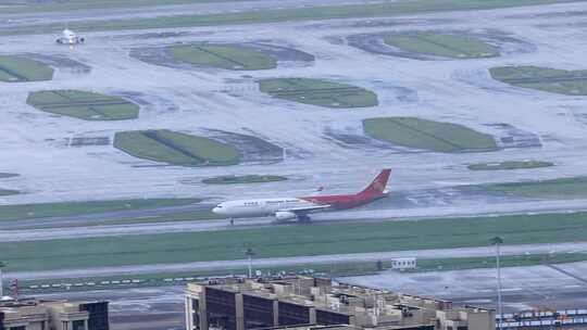 深圳机场起飞的深圳航空客机