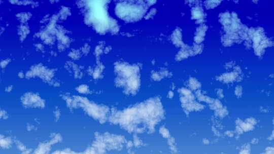 蓝天白云空镜