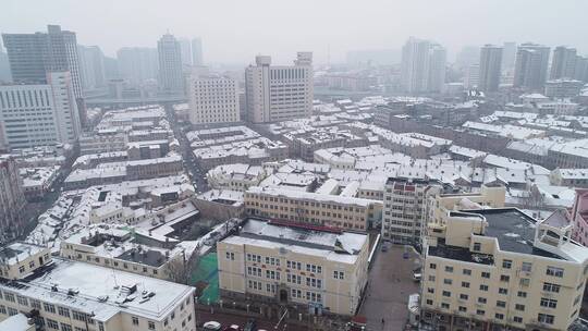 青岛雪景青岛冬天