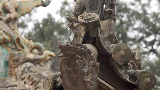 山西长治浊漳河谷龙门寺古建筑分镜素材