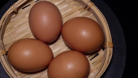 食材蛋白质鸡蛋壳视频素材模板下载
