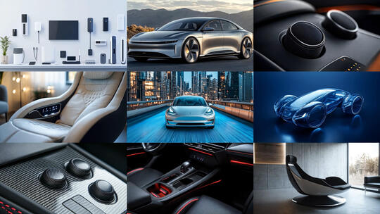 新能源车内智能AI黑科技3高清在线视频素材下载