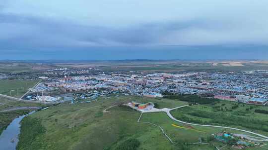 内蒙古边境城市拉布大林小镇