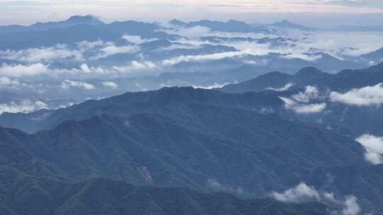 美丽中国河南伏牛山老界岭自然风光