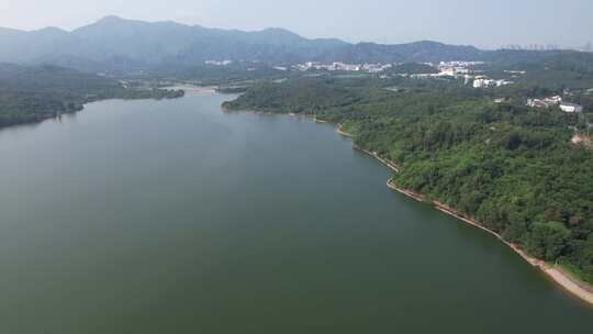 深圳南山区西丽湖（环西丽湖碧道）航拍