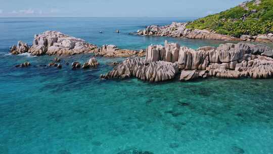 海洋，海岸，岩石，热带