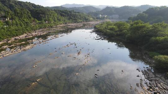 航拍祖国大好河山青山绿水