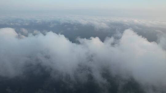 威海高区上空的飞云视频素材模板下载