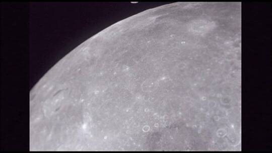 月球的卫星影像视频素材模板下载